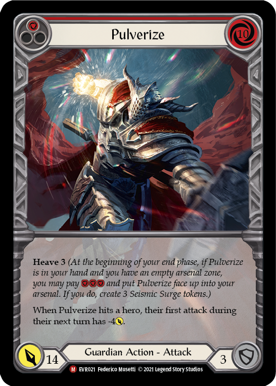 Pulverize [EVR021] (Everfest)  1st Edition Extended Art Rainbow Foil | Good Games North