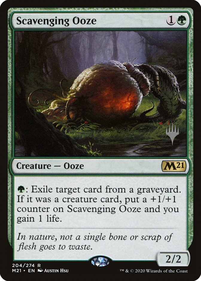 Scavenging Ooze (Promo Pack) [Core Set 2021 Promos] | Good Games North