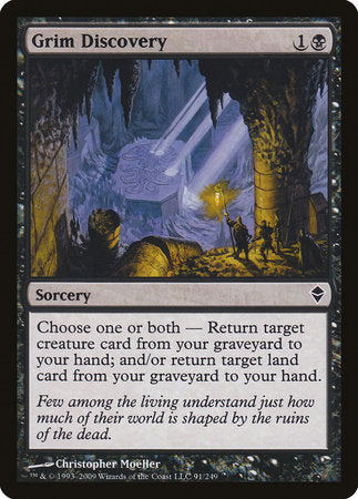 Grim Discovery [Zendikar] | Good Games North