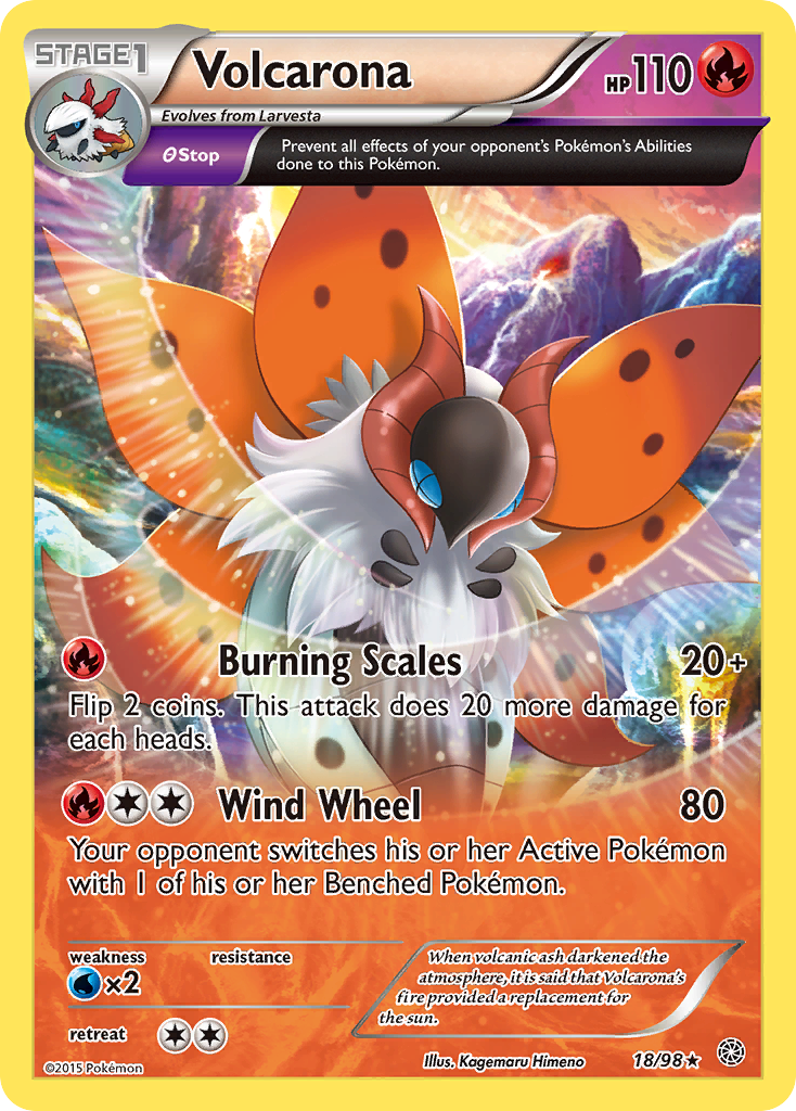 Volcarona (18/98) [XY: Ancient Origins] | Good Games North