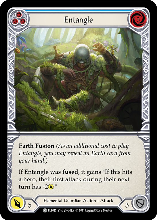 Entangle (Blue) [ELE015] (Tales of Aria)  1st Edition Rainbow Foil | Good Games North