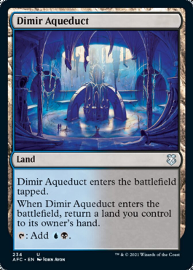 Dimir Aqueduct [Dungeons & Dragons: Adventures in the Forgotten Realms Commander] | Good Games North