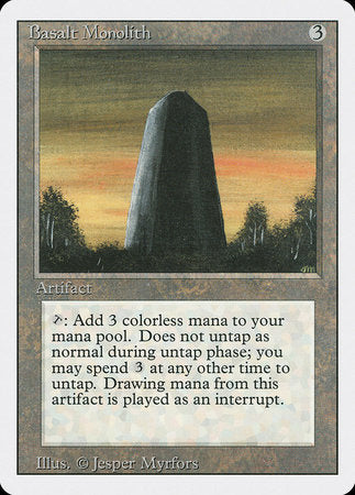 Basalt Monolith [Revised Edition] | Good Games North