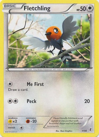 Fletchling (1/30) [XY: Trainer Kit 1 - Bisharp] | Good Games North
