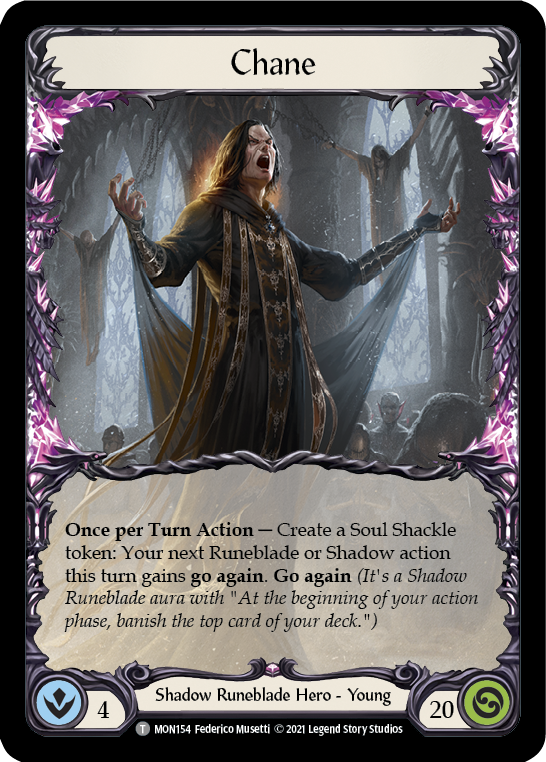 Chane, Bound by Shadow // Chane [MON153 // MON154] 1st Edition Normal | Good Games North