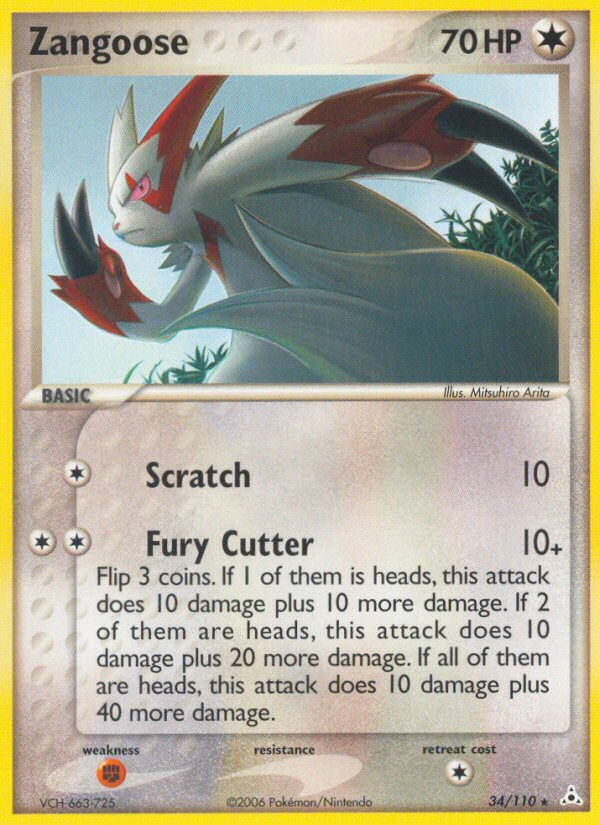Zangoose (34/110) [EX: Holon Phantoms] | Good Games North