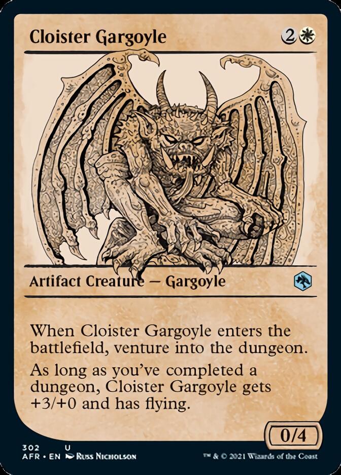 Cloister Gargoyle  (Showcase) [Dungeons & Dragons: Adventures in the Forgotten Realms] | Good Games North
