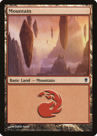 Mountain (242a) [Zendikar] | Good Games North
