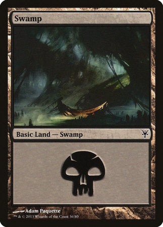 Swamp (36) [Duel Decks: Sorin vs. Tibalt] | Good Games North