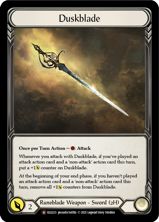Duskblade [U-ELE223] Unlimited Rainbow Foil | Good Games North