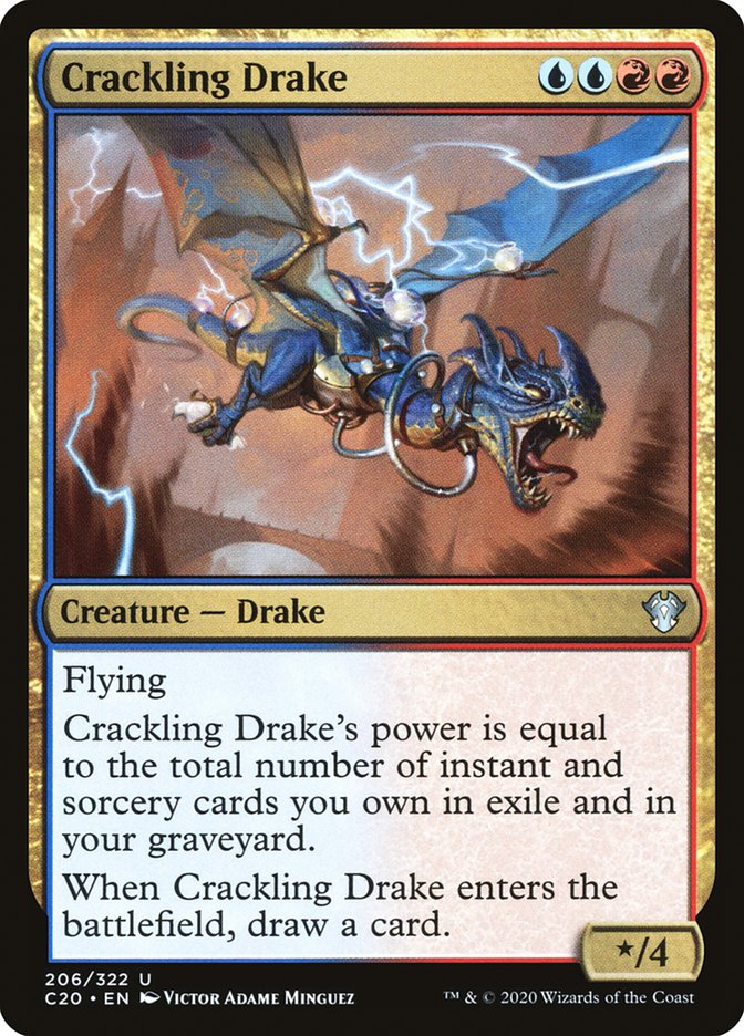 Crackling Drake [Commander 2020] | Good Games North