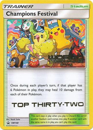 Champions Festival (SM148) (2018 Top Thirty Two) [Sun & Moon: Black Star Promos] | Good Games North
