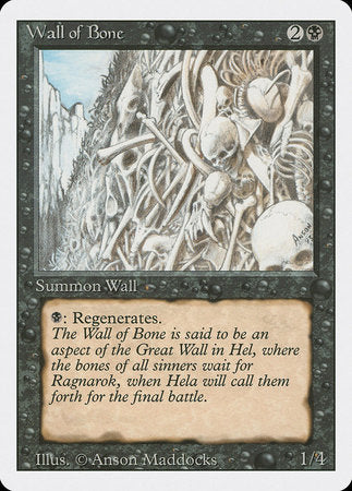 Wall of Bone [Revised Edition] | Good Games North