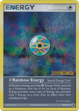 Rainbow Energy (88/101)(Delta Species) (Stamped) [EX: Dragon Frontiers] | Good Games North