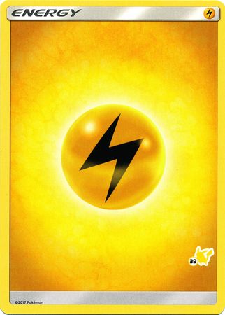 Lightning Energy (Pikachu Stamp #39) [Battle Academy 2020] | Good Games North