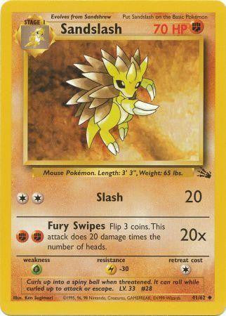 Sandslash (41/62) [Fossil Unlimited] | Good Games North