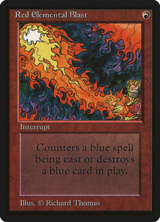 Red Elemental Blast [Limited Edition Beta] | Good Games North