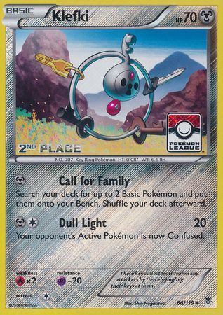 Klefki (66/119) (League Promo 2nd Place) [XY: Phantom Forces] | Good Games North