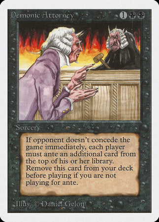 Demonic Attorney [Unlimited Edition] | Good Games North