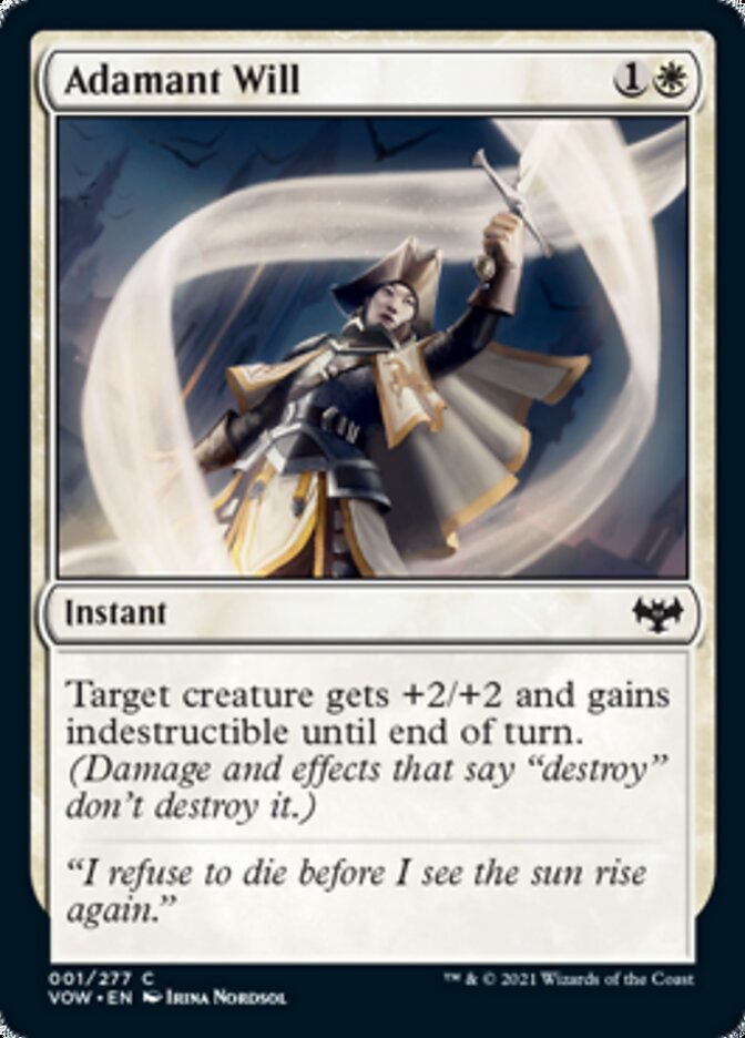 Adamant Will [Innistrad: Crimson Vow] | Good Games North