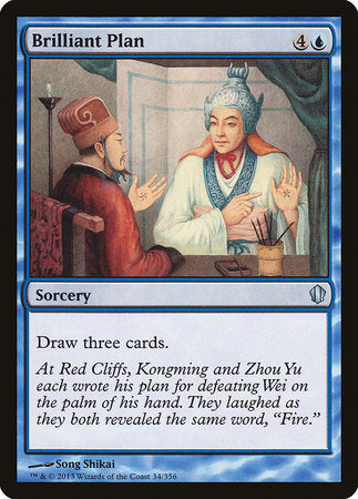 Brilliant Plan [Commander 2013] | Good Games North