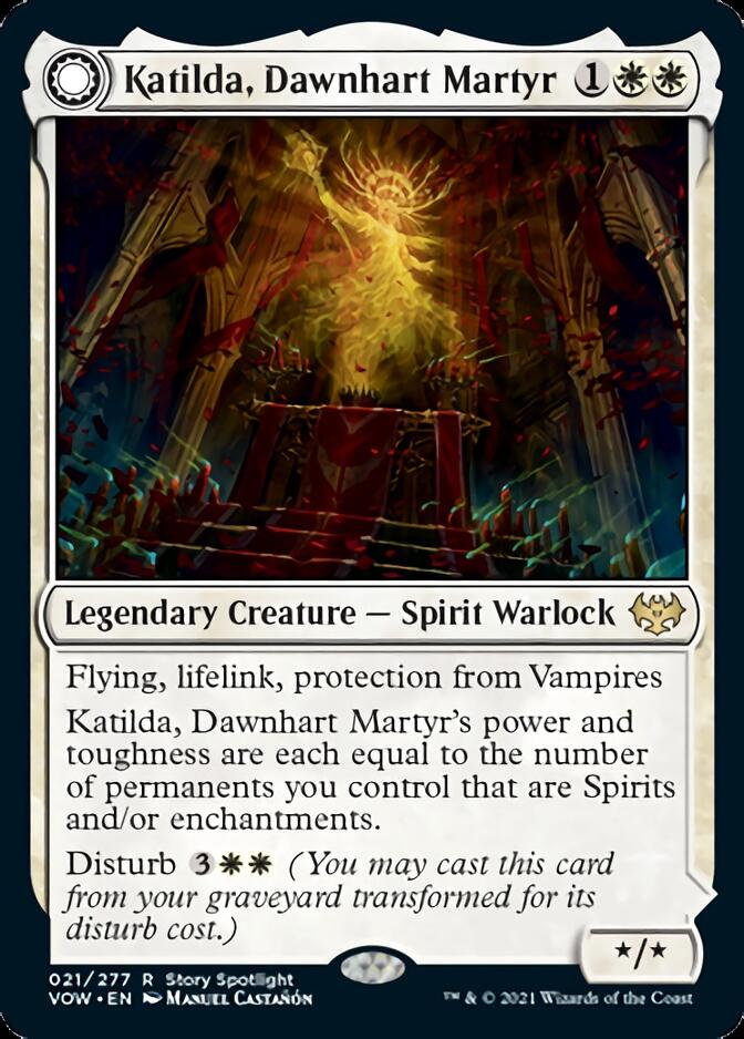 Katilda, Dawnhart Martyr // Katilda's Rising Dawn [Innistrad: Crimson Vow] | Good Games North