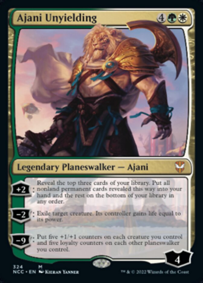 Ajani Unyielding [Streets of New Capenna Commander] | Good Games North