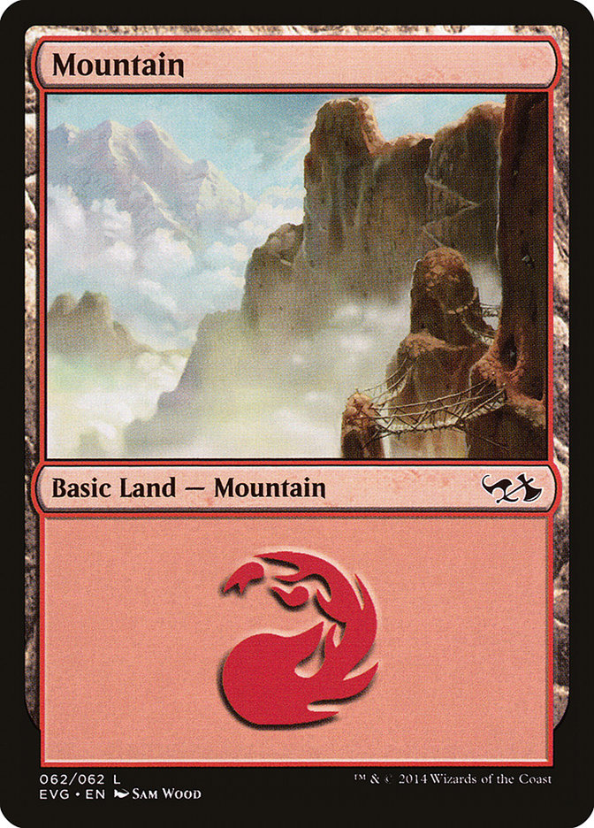 Mountain (62) (Elves vs. Goblins) [Duel Decks Anthology] | Good Games North