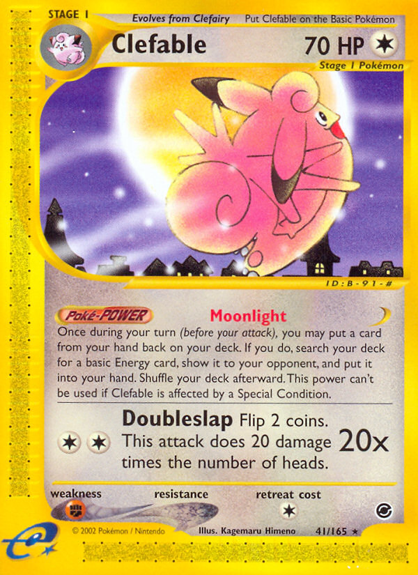 Clefable (41/165) [Expedition: Base Set] | Good Games North