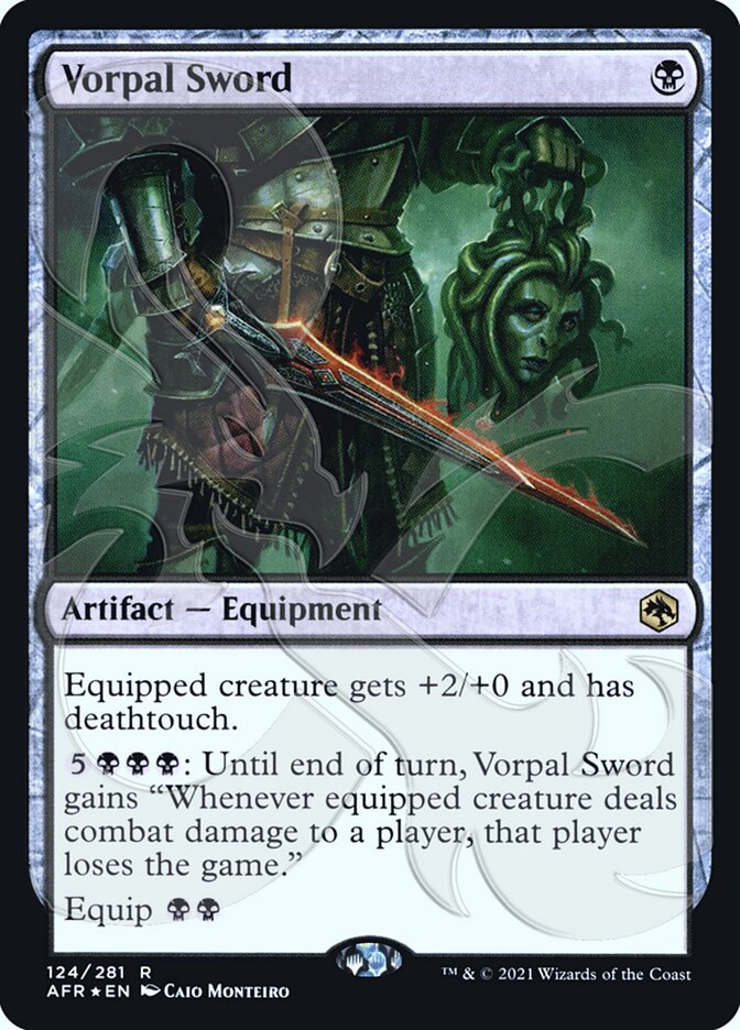 Vorpal Sword (Ampersand Promo) [Dungeons & Dragons: Adventures in the Forgotten Realms Promos] | Good Games North