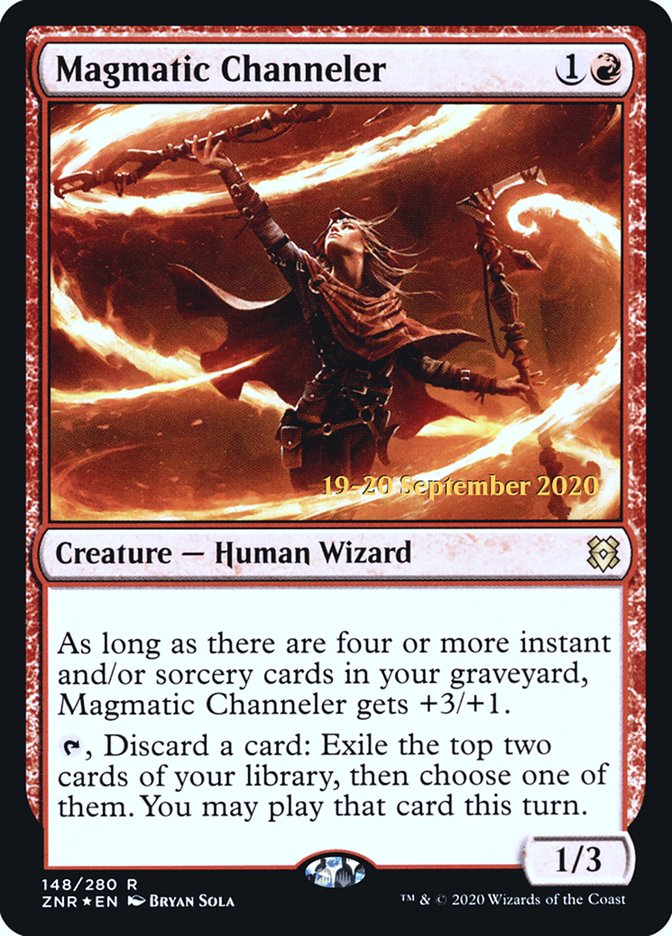 Magmatic Channeler  [Zendikar Rising Prerelease Promos] | Good Games North