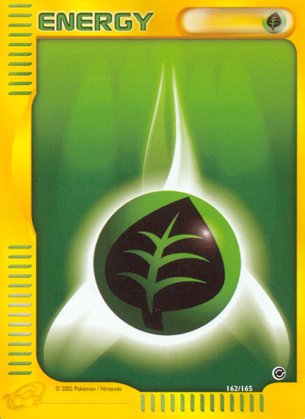 Grass Energy (162/165) [Expedition: Base Set] | Good Games North