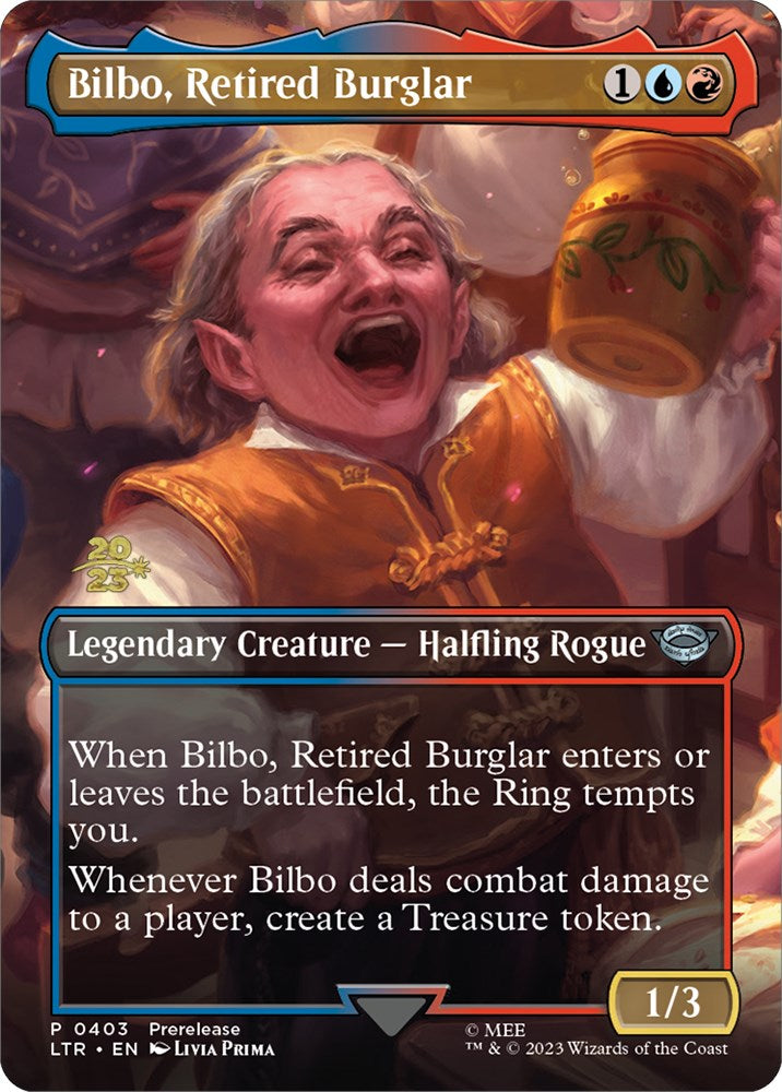 Bilbo, Retired Burglar [The Lord of the Rings: Tales of Middle-Earth Prerelease Promos] | Good Games North