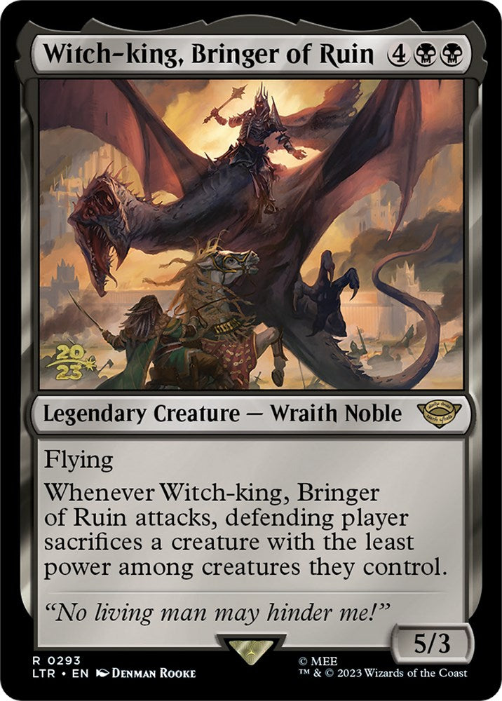 Witch-king, Bringer of Ruin [The Lord of the Rings: Tales of Middle-Earth Prerelease Promos] | Good Games North