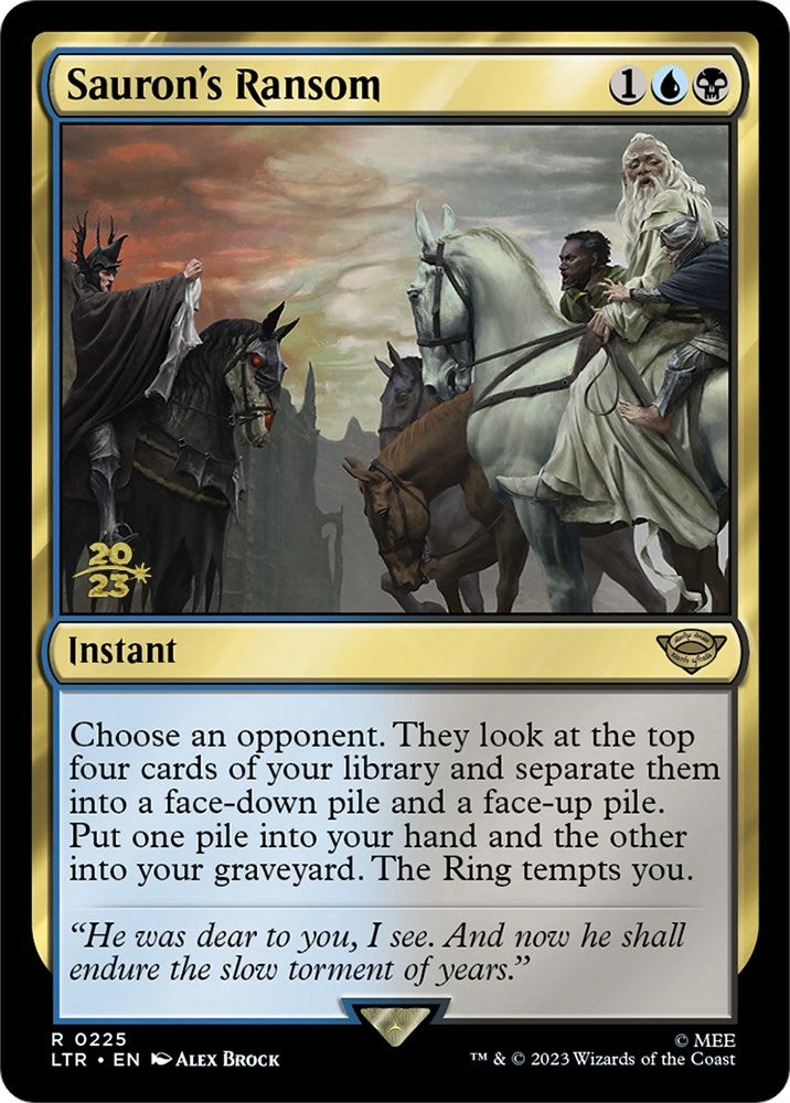 Sauron's Ransom [The Lord of the Rings: Tales of Middle-Earth Prerelease Promos] | Good Games North