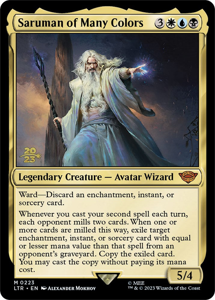 Saruman of Many Colors [The Lord of the Rings: Tales of Middle-Earth Prerelease Promos] | Good Games North
