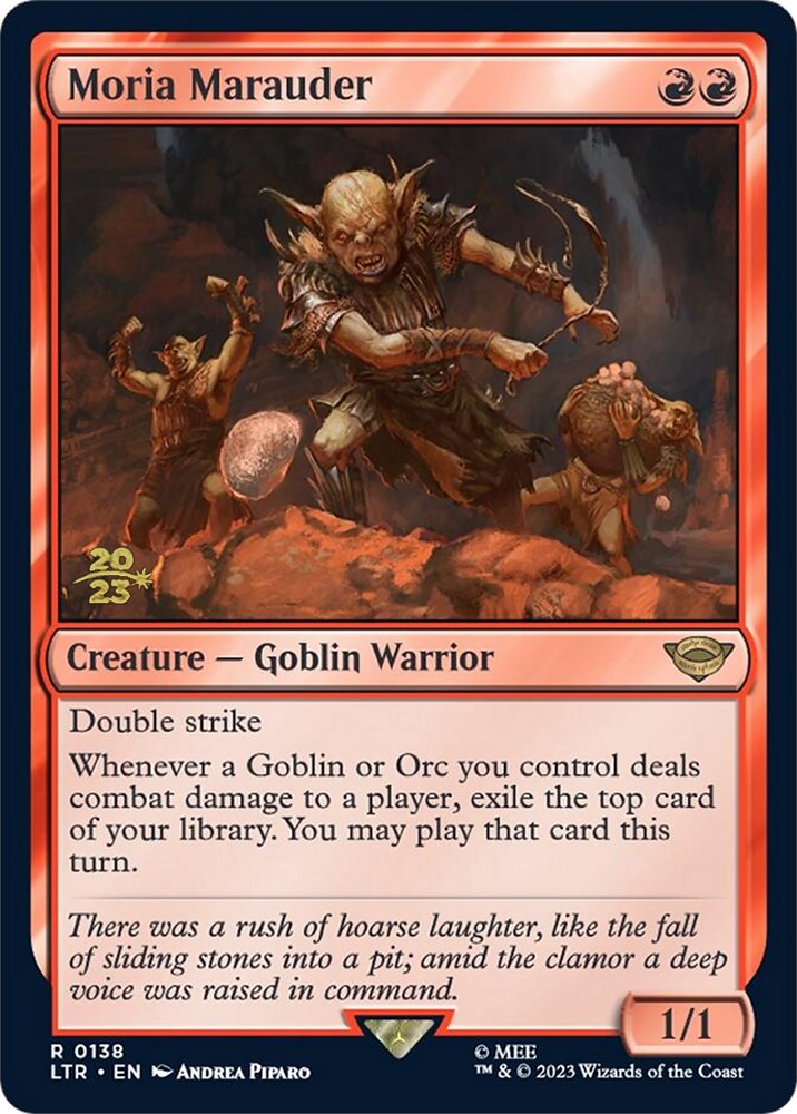 Moria Marauder [The Lord of the Rings: Tales of Middle-Earth Prerelease Promos] | Good Games North