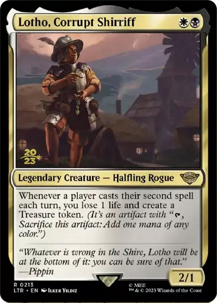 Lotho, Corrupt Shirriff [The Lord of the Rings: Tales of Middle-Earth Prerelease Promos] | Good Games North