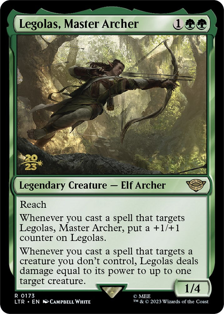 Legolas, Master Archer [The Lord of the Rings: Tales of Middle-Earth Prerelease Promos] | Good Games North