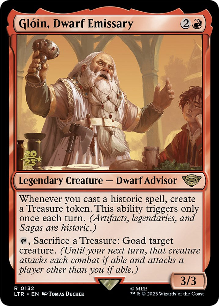 Gloin, Dwarf Emissary [The Lord of the Rings: Tales of Middle-Earth Prerelease Promos] | Good Games North