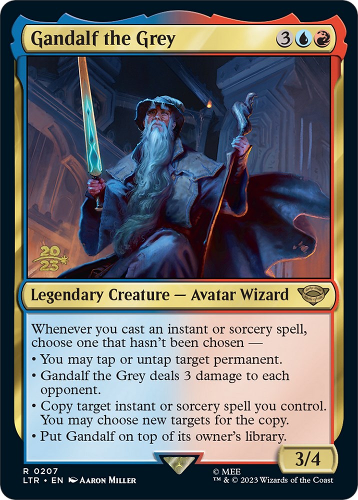 Gandalf the Grey [The Lord of the Rings: Tales of Middle-Earth Prerelease Promos] | Good Games North