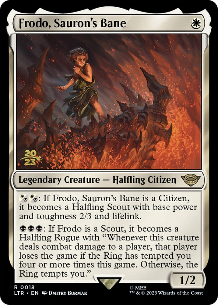 Frodo, Sauron's Bane [The Lord of the Rings: Tales of Middle-Earth Prerelease Promos] | Good Games North