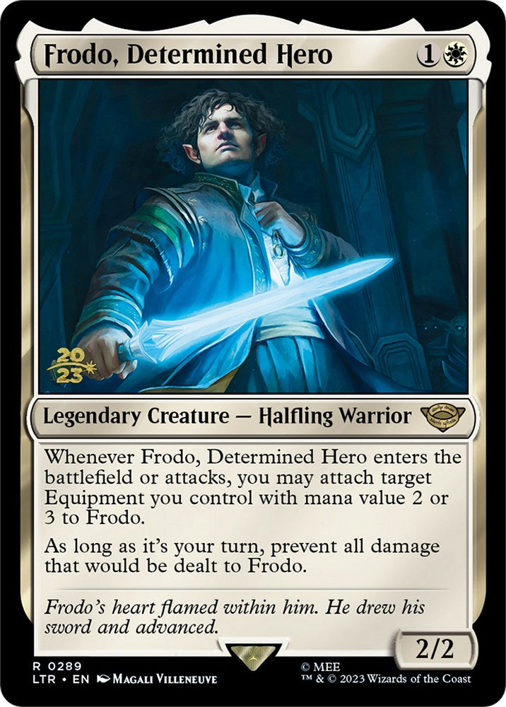 Frodo, Determined Hero [The Lord of the Rings: Tales of Middle-Earth Prerelease Promos] | Good Games North