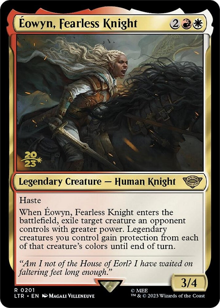Eowyn, Fearless Knight [The Lord of the Rings: Tales of Middle-Earth Prerelease Promos] | Good Games North