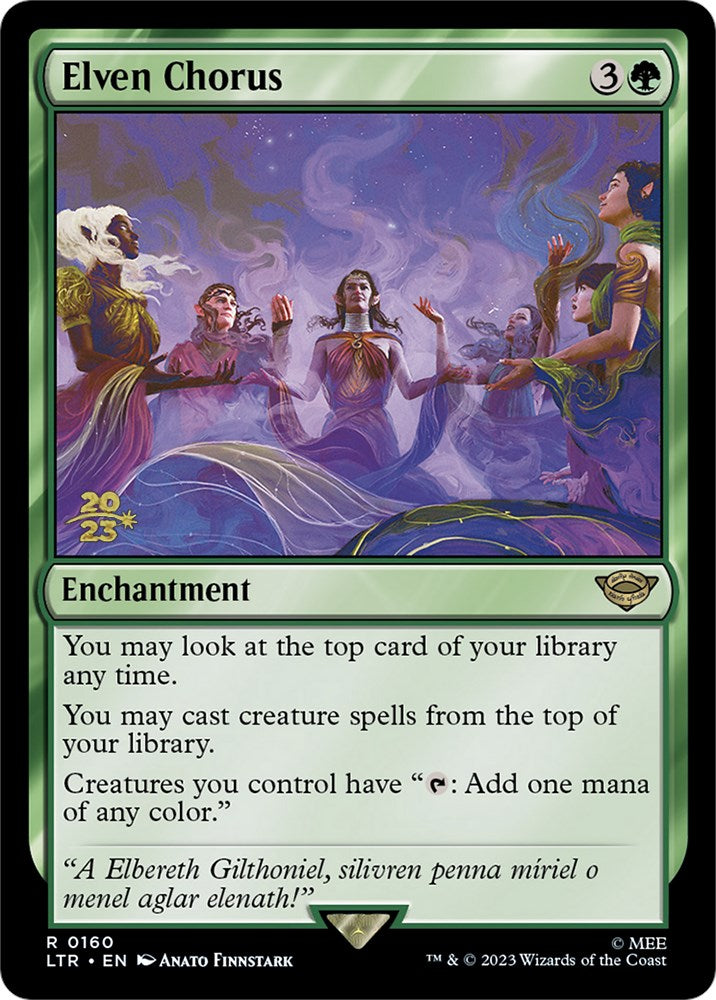Elven Chorus [The Lord of the Rings: Tales of Middle-Earth Prerelease Promos] | Good Games North