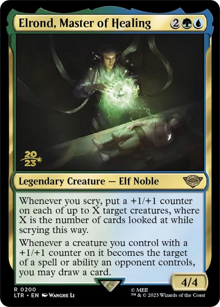 Elrond, Master of Healing [The Lord of the Rings: Tales of Middle-Earth Prerelease Promos] | Good Games North