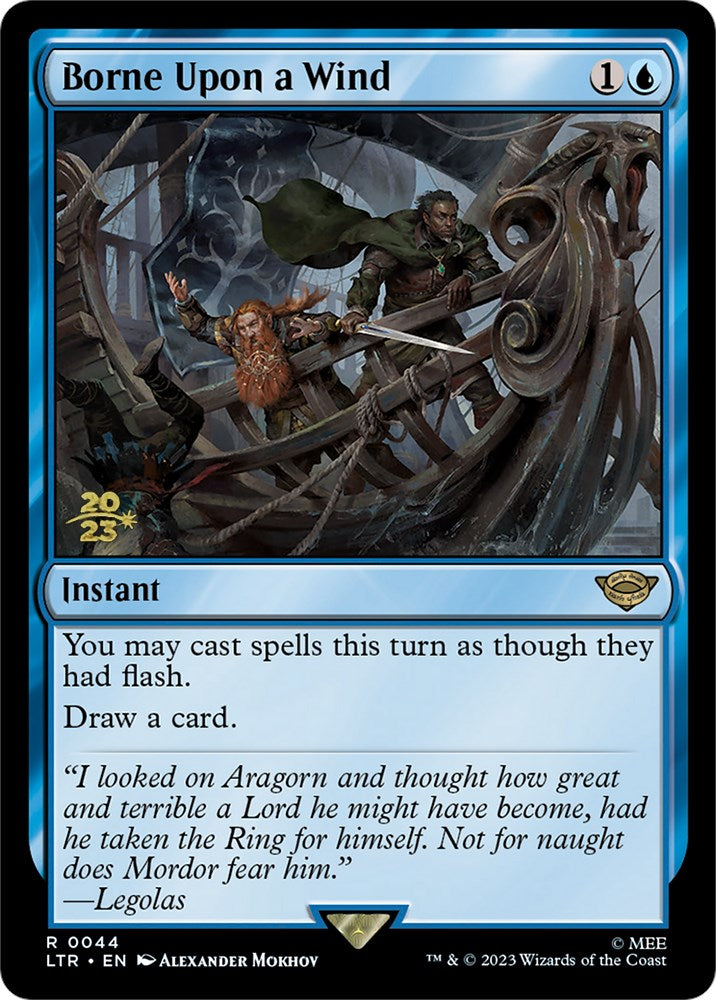 Borne Upon a Wind [The Lord of the Rings: Tales of Middle-Earth Prerelease Promos] | Good Games North
