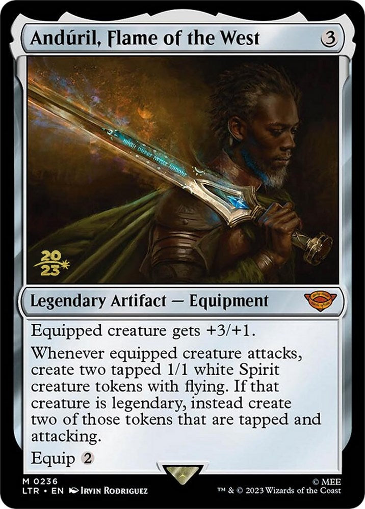 Anduril, Flame of the West [The Lord of the Rings: Tales of Middle-Earth Prerelease Promos] | Good Games North