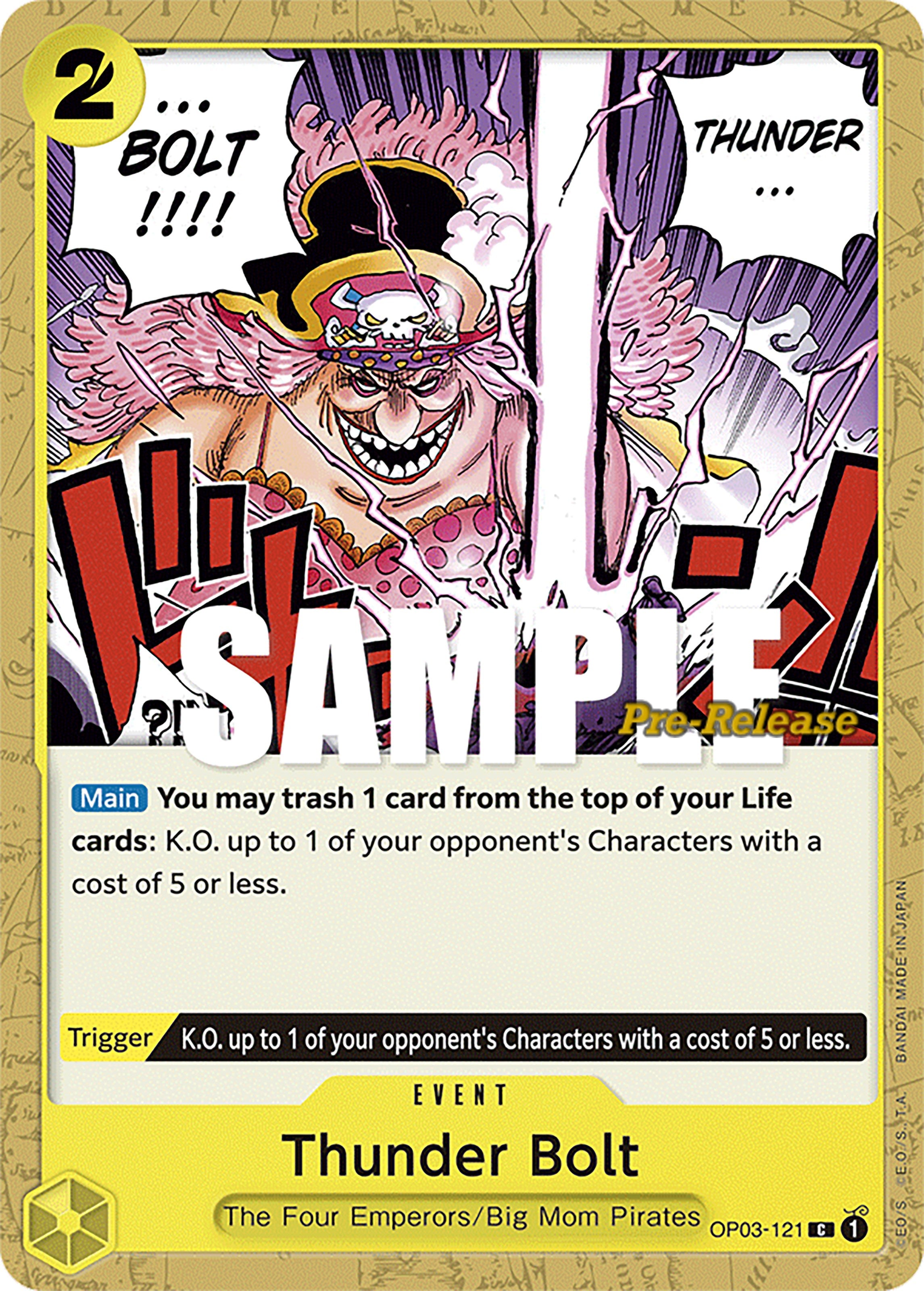 Thunder Bolt [Pillars of Strength Pre-Release Cards] | Good Games North