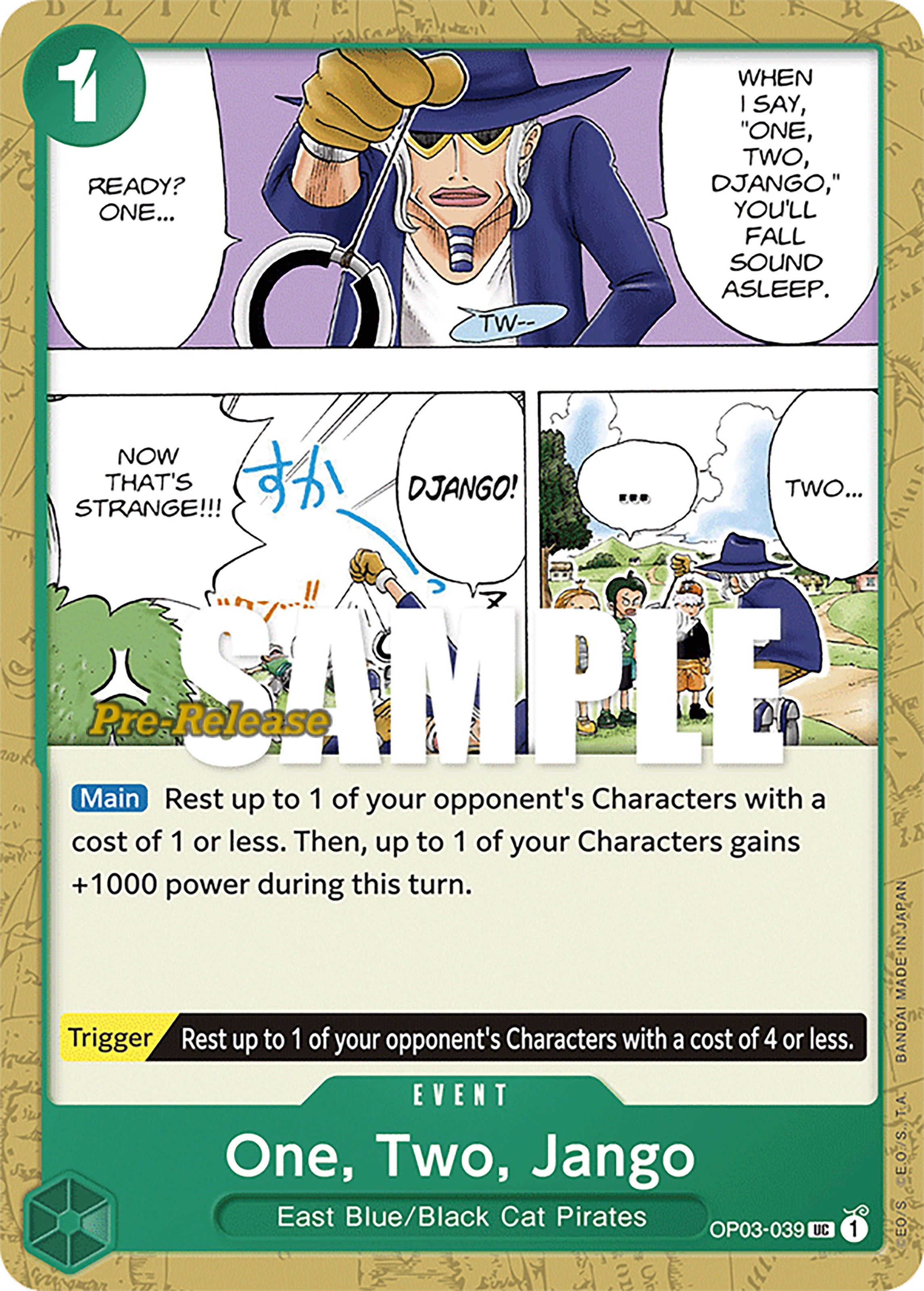 One, Two, Jango [Pillars of Strength Pre-Release Cards] | Good Games North